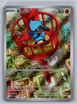Riolu 010 Holo Promo ME: Mega Evolution Promo Pokemon Holo Near Mint - Image 1
