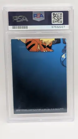 1999 Pokemon Topps Series 1 Character Card #52 Meowth #TV11 PSA 7 NM! LOW POP! - Image 2