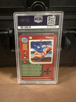 1999 Topps Pokemon - Misty - TV3 - Series 1 Character Cards - PSA 8 - Image 2