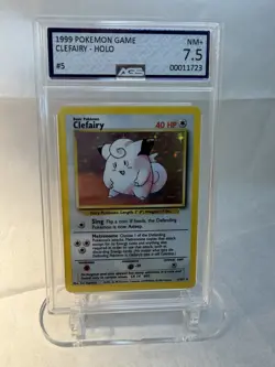 Clefairy 5/102 Holo Rare - Pokemon Base Set AGS 7.5 - Image 1