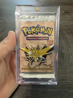 🔥 HEAVY! POKEMON FOSSIL 1ST EDITION BOOSTER PACK – ZAPDOS ART🔥💎 4702771060714 - Image 2