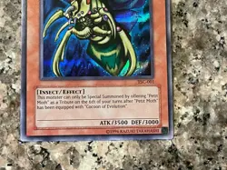 Perfectly Ultimate Great Moth - Secret Rare Yu-Gi-Oh! Card from TSC! Vintage! - Image 4