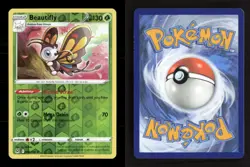 Beautifly 008/196 Holo Lost Origin Reverse Holo NM/M Pokemon - Image 3