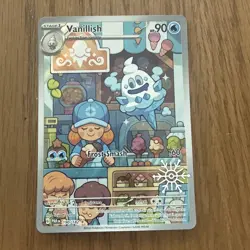 2023 Pokemon Gaming SV Paradox Rift - PAR EN Vanillish #190/182 HOLIDAY STAMP - Image 1