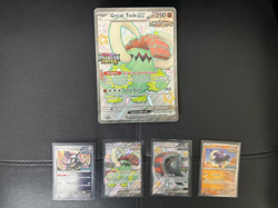 Pokemon ex Promo Lot – Great Tusk Jumbo + Great Tusk ex + Iron Treads ex + Promo - Image 1