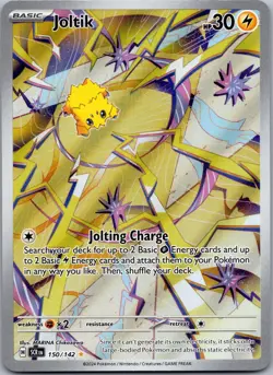 JOLTIK 150/142 ILLUSTRATION RARE STELLAR CROWN POKEMON NM - Image 1
