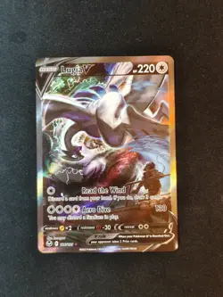 Lugia V 186/195 SWSH12: Silver Tempest Full Art Ultra Rare Holo (English) - Image 1
