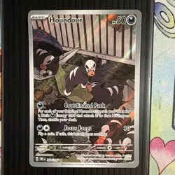 The Pokemon Company Houndour 204/197 Obsidian Flames Holo Illus Rare EN 2023 - Image 1