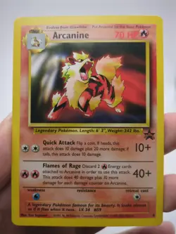 Pokemon TCG Arcanine WOTC Black Star Promo #6 - Image 1