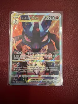 Pokemon TCG Lucario VSTAR Promo Crown Zenith SWSH291 - Image 1