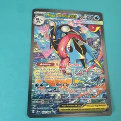 Mega Greninja EX 116/086 XY Breakpoint Full Art Holo Ultra Rare English 350 HP - Image 1