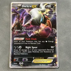 Darkrai EX Pokemon World Championships 2013 63/108 Ultra Rare Jason Klaczynsk HP - Image 1