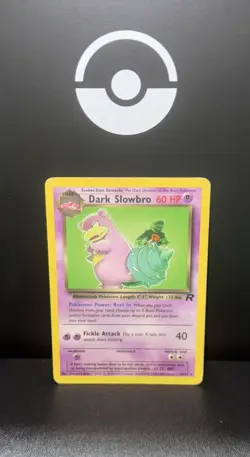 Vintage Pokemon TCG Team Rocket Set Dark Slowbro 29/82 Non-Foil Card 2000 LP - Image 2