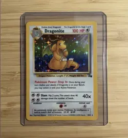 Wizards of the Coast Pokemon TCG Holo Dragonite 4/62 & Vaporeon 12/64 - Image 1