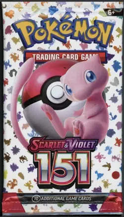 Pokemon 151 Booster Pack - 10 Cards / Pack - NEW / SEALED - Image 1