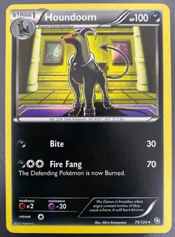 Houndoom 75/124 Dragons Exalted Rare | NM | Pokemon Trading Card TCG - Image 1