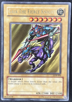 Gaia the Fierce Knight LOB-006 (MP) Ultra Rare Unlimited - Image 1