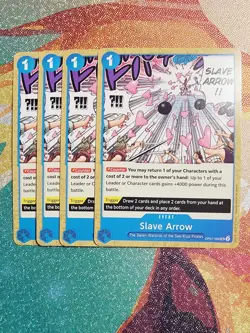 X4 Slave Arrow - 500 Years in the Future (OP07) English Playset One Piece Tcg - Image 1