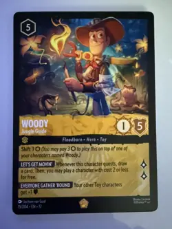Disney Lorcana Wilds Unknown Woody Jungle Guide 15/204 Legendary - Image 1