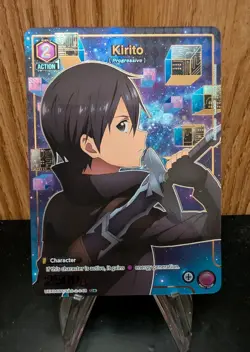 Sword Art Online TCG Kirito Alternate Art Foil UEX06BT/SAO-2-048 NM Union Arena - Image 1