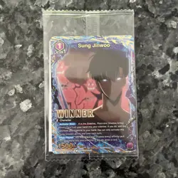 Union Arena Solo Leveling Sung Jinwoo WINNER UEPR/SLG-1-019 English Promo Sealed - Image 1