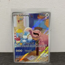 Lickitung 180/162 Illustration Rare Temporal Forces Pokemon Card NM/M - Image 1