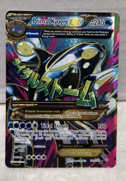 Primal Kyogre EX 149/160 Primal Clash Ultra Rare LP Pokemon Card - Image 1