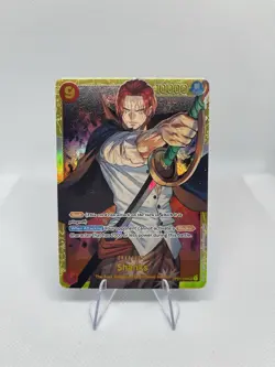 One Piece Card Game OP01-120 Shanks SEC Alt Art PRB01 | English - Image 1