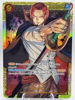 One Piece Card Game OP01-120 Shanks SEC Alt Art PRB01 | English - Image 2