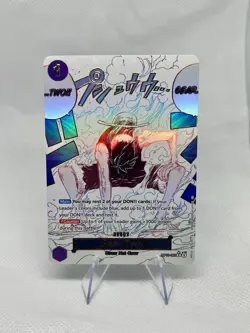 Gear Two Alt Art OP11-080 R A Fist of Divine Speed One Piece card game ENGLISH - Image 1