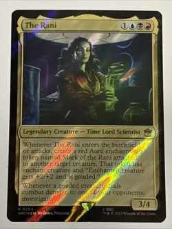 MTG Universes Beyond: Doctor Who The Rani Surge Foil 0754 NM Rare - Image 1