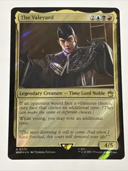 MTG Universes Beyond: Doctor Who The Valeyard Surge Foil 0770 NM Rare - Image 1