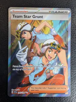 Team Star Grunt - 242/198 Scarlet & Violet Base (Pokemon) Full Art Ultra Rare - Image 1