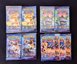 Pokemon XY Evolutions Booster Pack (Lot of 10) Complete Artset New Sealed - Image 1