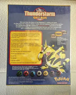 Pokemon Thunderstorm Gift Box FACTORY SEALED Booster + Deck - Image 3