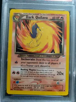 Graded PSA 9 DARK QUILAVA #39 2002 Pokemon Neo Destiny MINT - Image 2