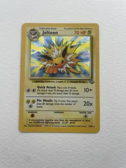 Jolteon 4/64 - Jungle Set - Unlimited - Holo Rare - Pokemon TCG - WOTC 1999 - Image 4