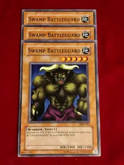 Yu-Gi-Oh Swamp Battleguard (x3) MRD-063 Unlimited Edition - Unplayed Mint+ - Image 1
