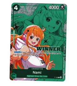 One Piece TCG Nami Winner Pack Promo P-102 - Image 1