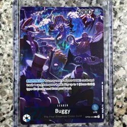 One Piece TCG Buggy OP09-042 Leader English Version, 2nd Anniversary Set - Image 1