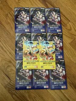 OP14 - EB04 | The Azure Sea’s Seven One Piece TCG Sleeved Booster | Lot of 11 - Image 1