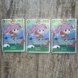 3x One Piece TCG - Legacy Of The Master - Perona OP12-034 SR English NM - Image 1