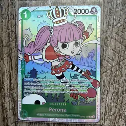 3x One Piece TCG - Legacy Of The Master - Perona OP12-034 SR English NM - Image 2