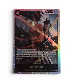 Kin'emon Op16-082 SR The Time of Battle Foil English One Piece NM - Image 1