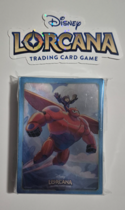 Disney Lorcana Baymax Armored Companion Foil Sleeves Nationals Prize New - Image 1