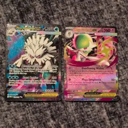 Pokemon Mega Abomasnow EX & Mega Gardevoir EX Full Art Holo XY TCG Cards Lot 2 - Image 1