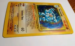 Machamp pokemon card *1st edition* *Holographic* 8/102 Rare - Image 4