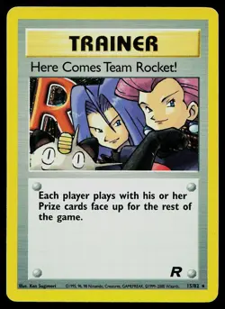 Pokemon Card Team Rocket Here Comes Team Rocket! 15/82 Rare - Image 1