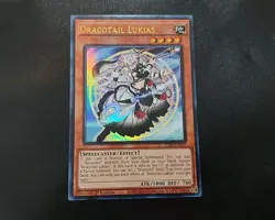 Dracotail Lukias JUSH-EN001 Ultra Rare 1st Edition Yugioh Card LP-NM - Image 1