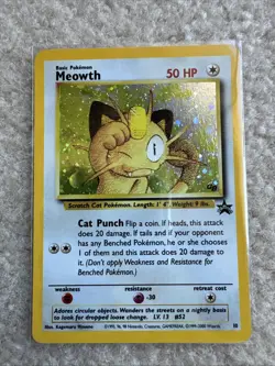 Pokemon Meowth GB #10/53 WOTC Promo Card - Image 1